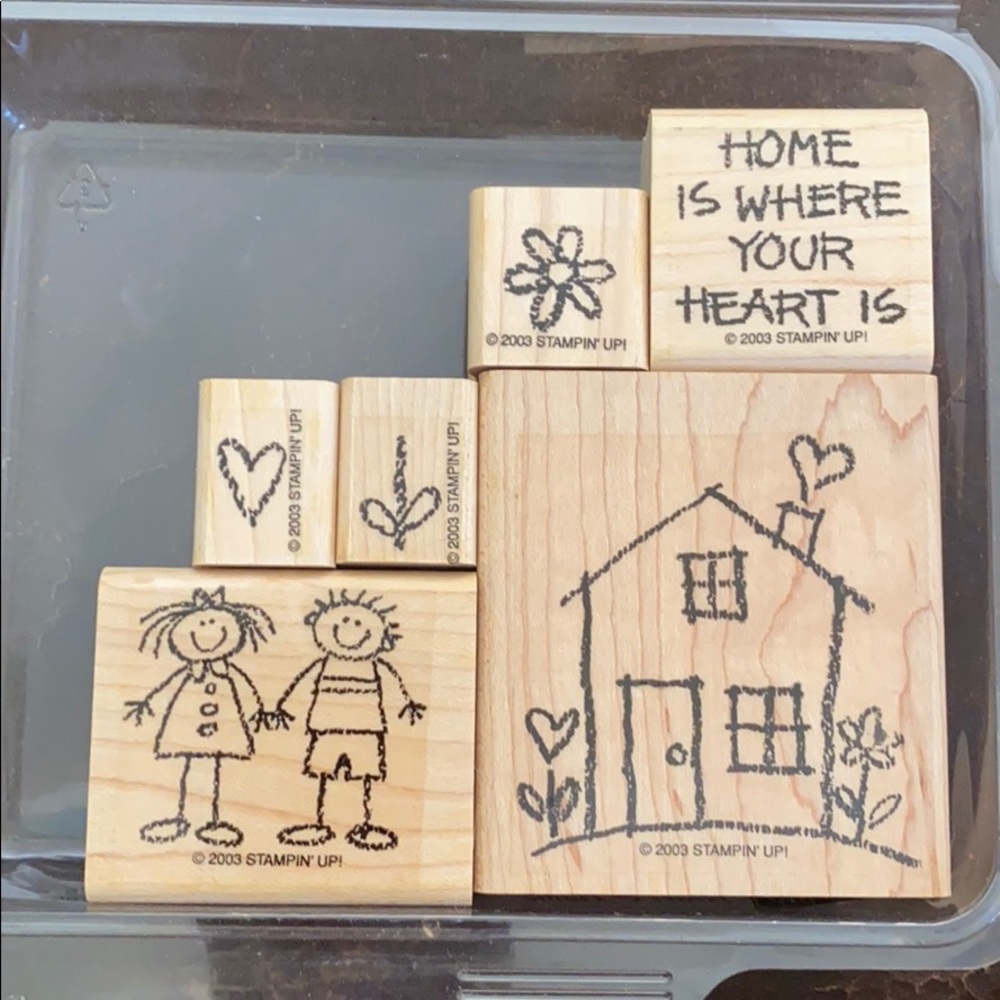 Stampin’ Up! 2003 Heart & Home 6-piece stamp set